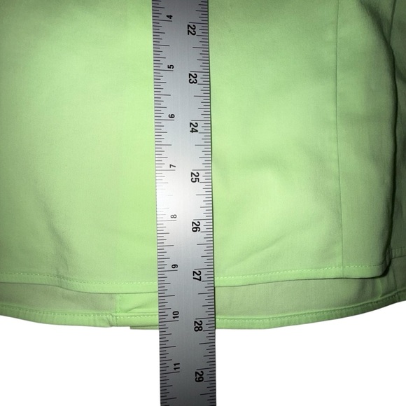 FOXCROFT Taylor Non-Iron Sleeveless Collar Button Down Shirt - Green 14W - Picture 2 of 9